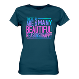 So many reasons... T-Shirt tailliert - Grafikmagie S / Petrol