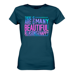 So many reasons... T-Shirt tailliert - Grafikmagie S / Petrol