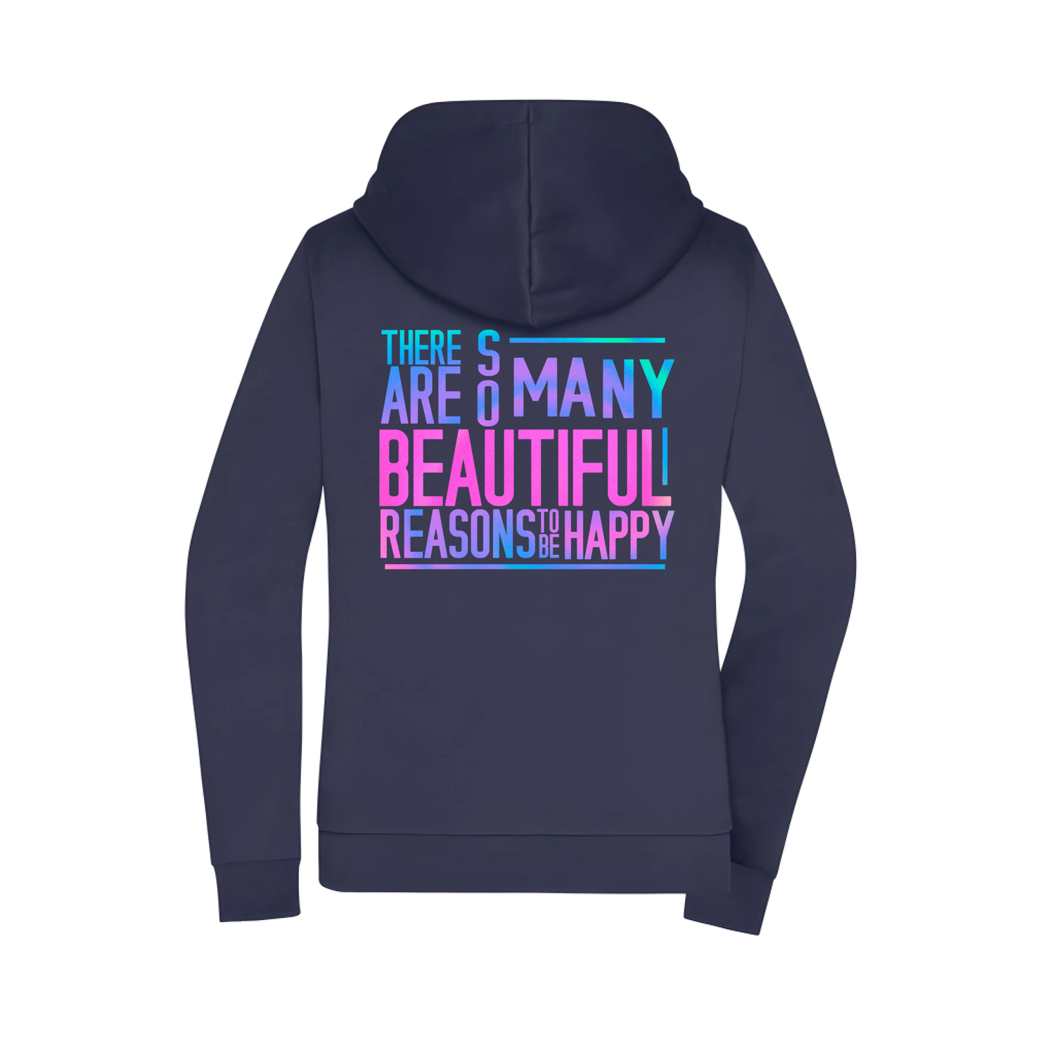 So many reasons...Damen Zipper - Grafikmagie XS / Navy