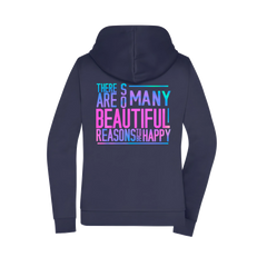 So many reasons...Damen Zipper - Grafikmagie XS / Navy