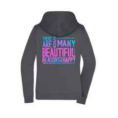 So many reasons...Damen Zipper - Grafikmagie XS / Graphite