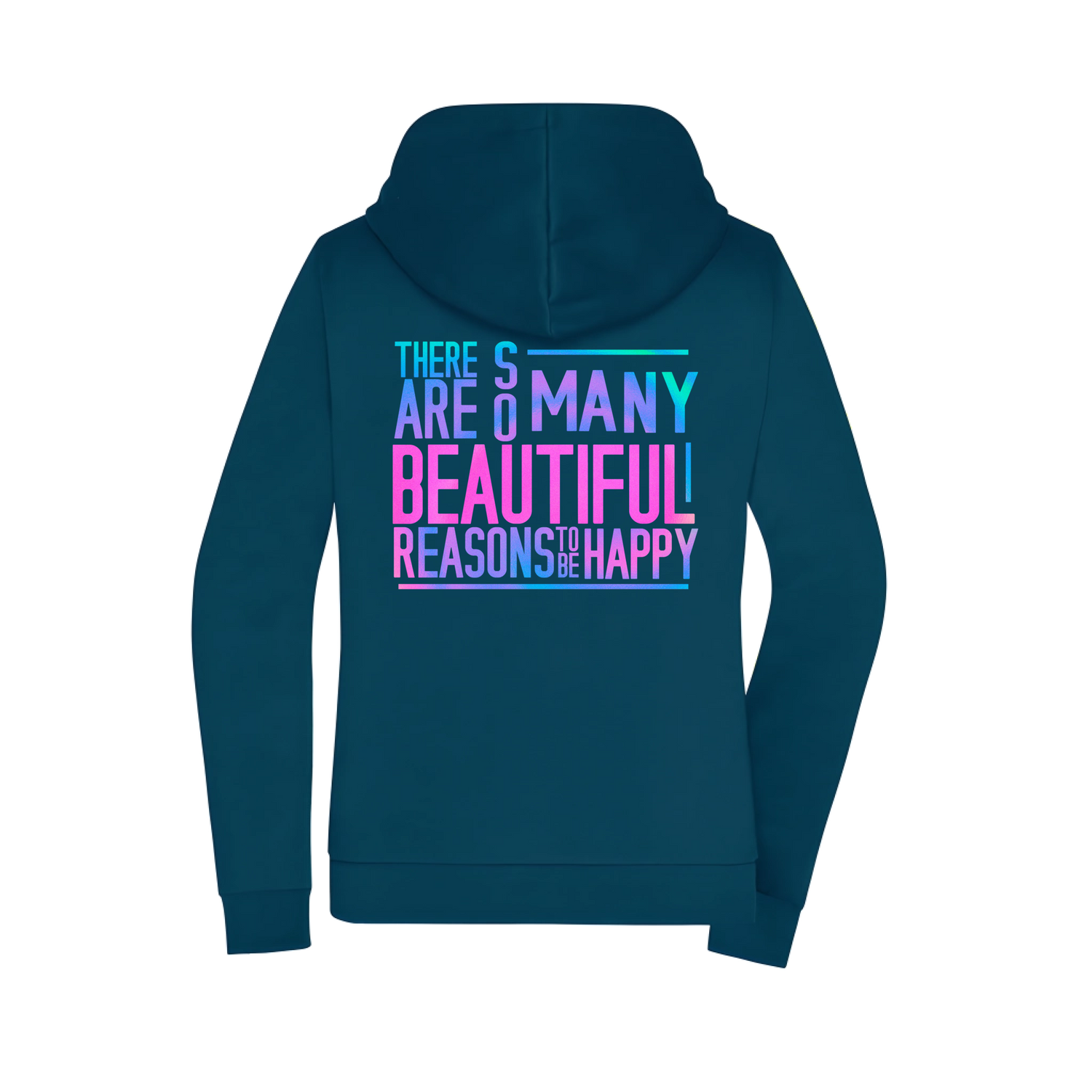 So many reasons...Damen Zipper - Grafikmagie XS / Petrol