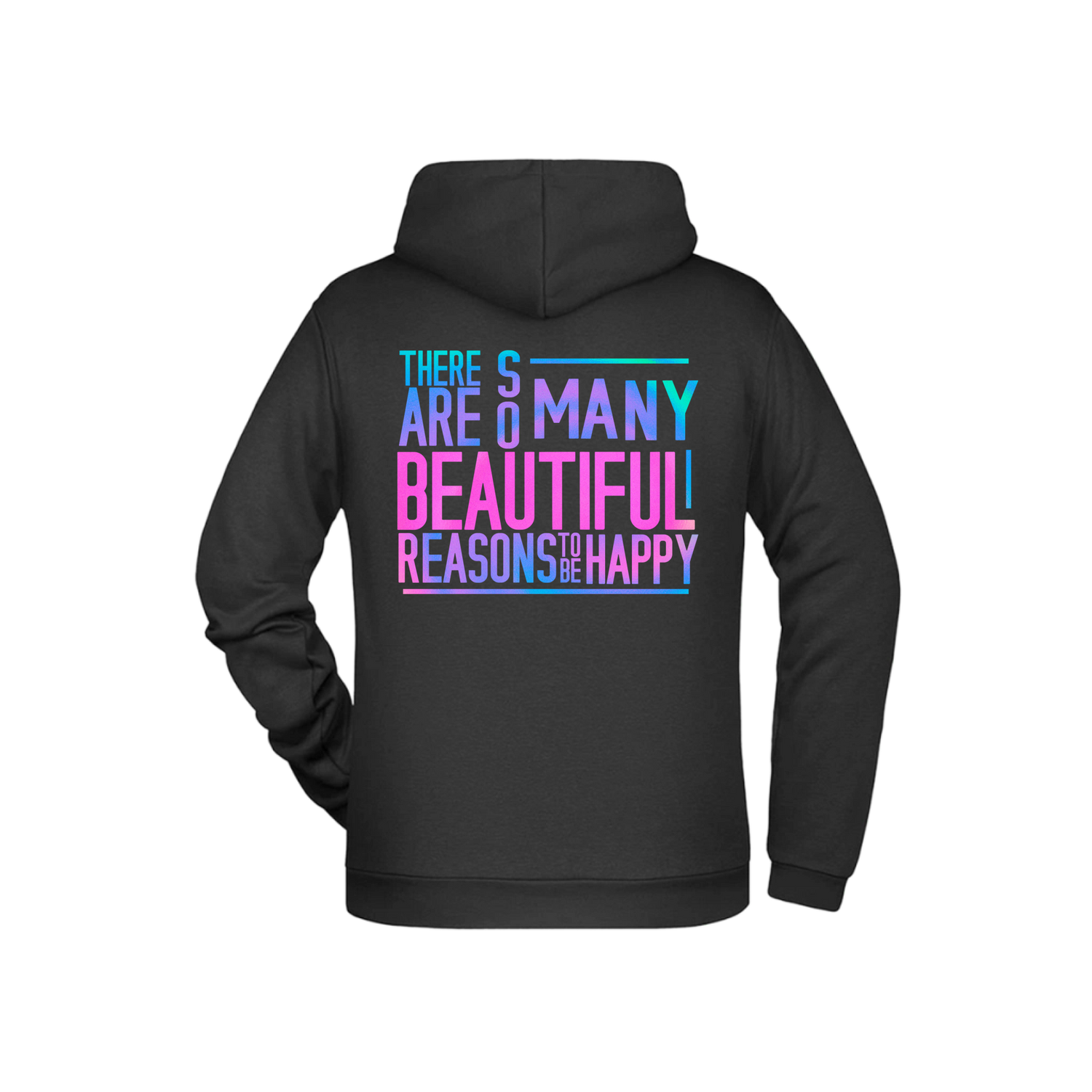 So many beautiful reasons .... Herren Zipper - Grafikmagie S / Black
