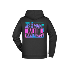 So many beautiful reasons .... Herren Zipper - Grafikmagie S / Black