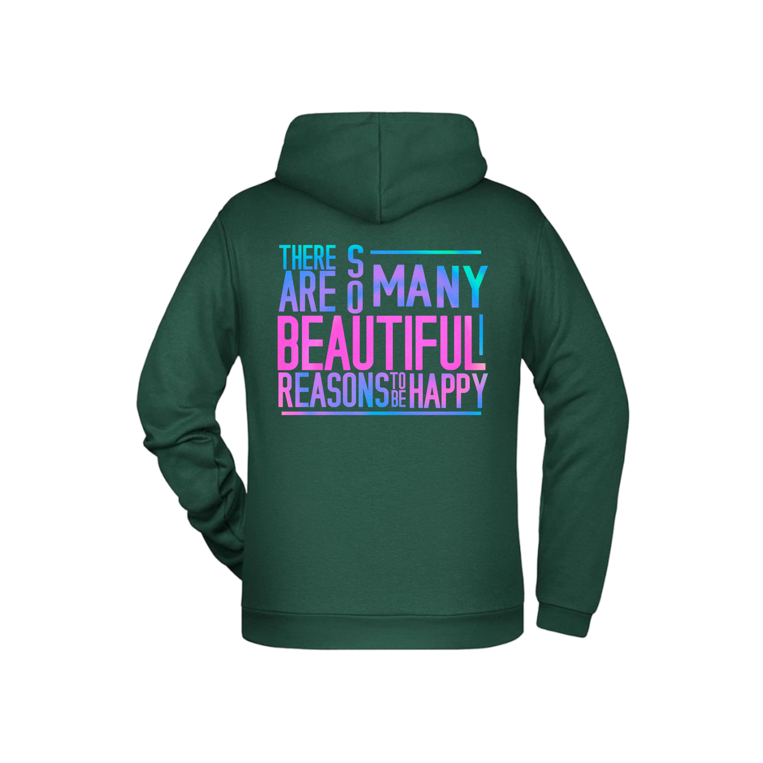 So many beautiful reasons .... Herren Zipper - Grafikmagie S / Dark Green