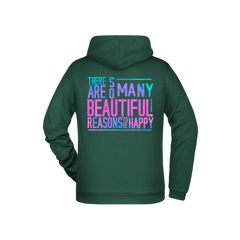 So many beautiful reasons .... Herren Zipper - Grafikmagie S / Dark Green