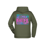 So many beautiful reasons .... Herren Zipper - Grafikmagie S / Olive