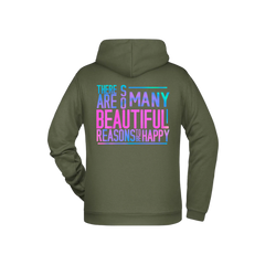 So many beautiful reasons .... Herren Zipper - Grafikmagie S / Olive