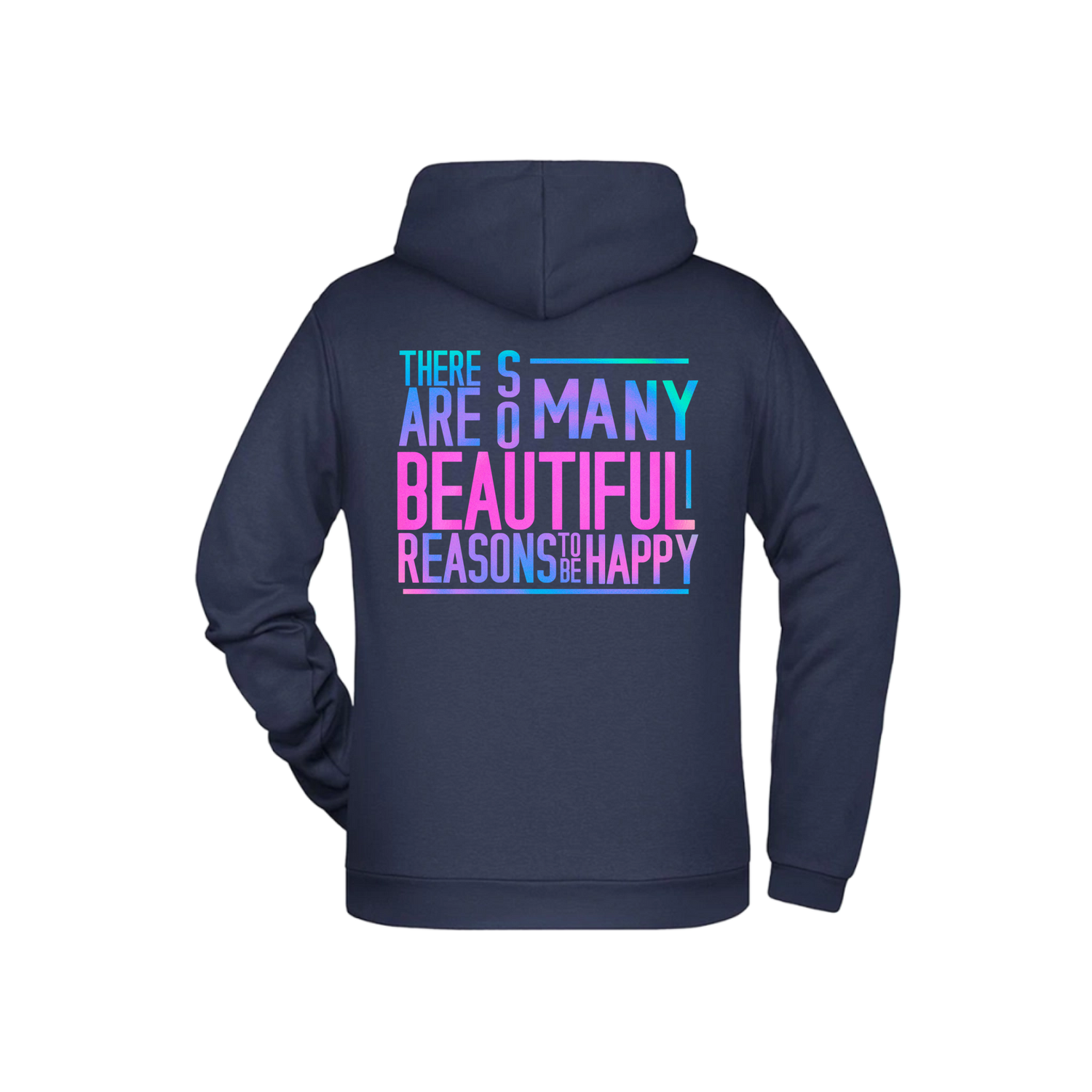 So many beautiful reasons .... Herren Zipper - Grafikmagie S / Navy