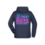 So many beautiful reasons .... Herren Zipper - Grafikmagie S / Navy