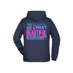 So many beautiful reasons .... Herren Zipper - Grafikmagie S / Navy