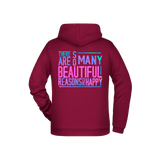 So many beautiful reasons .... Herren Zipper - Grafikmagie S / Wine