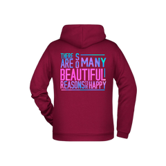 So many beautiful reasons .... Herren Zipper - Grafikmagie S / Wine