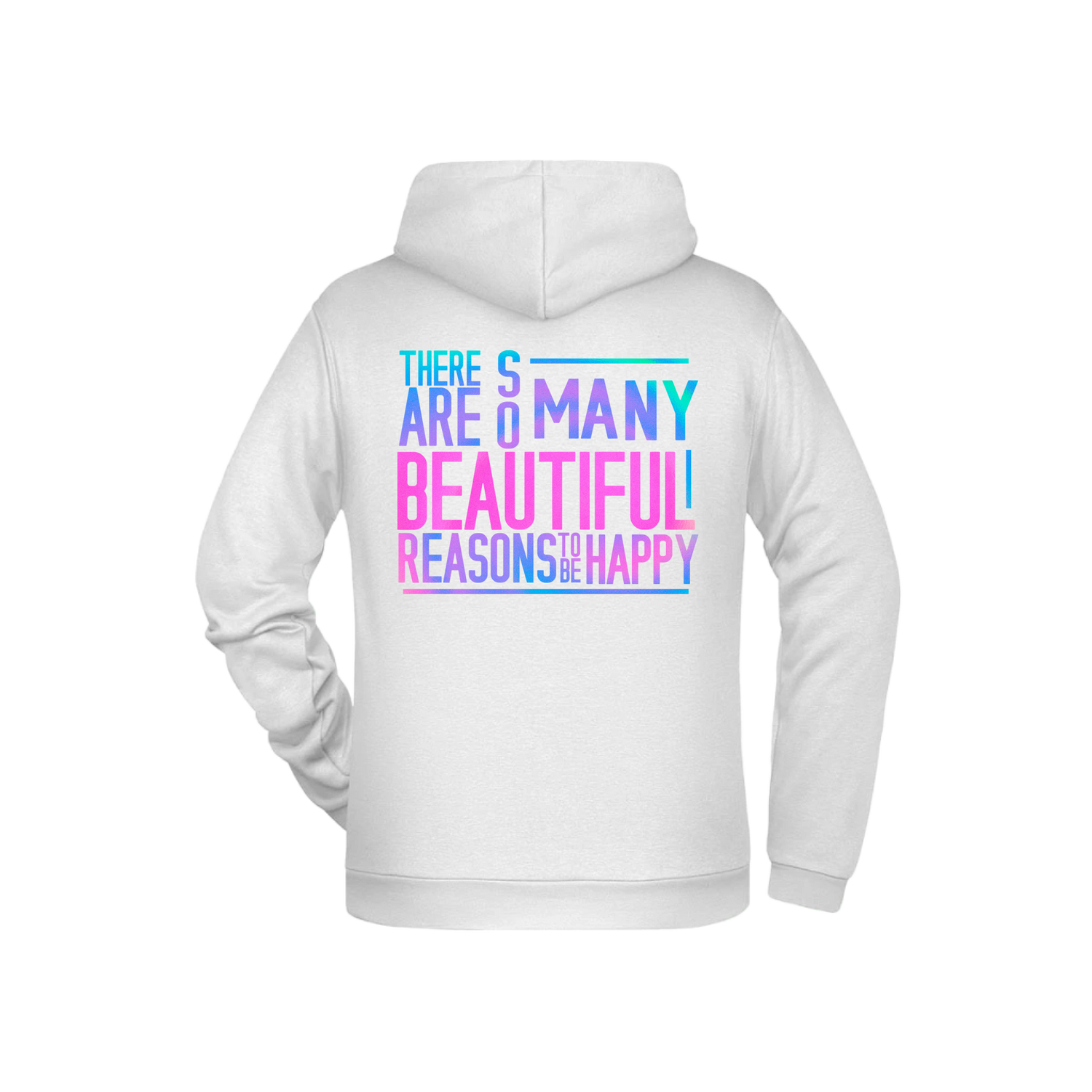 So many beautiful reasons .... Herren Zipper - Grafikmagie S / White