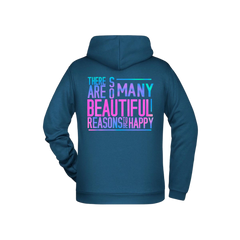 So many beautiful reasons .... Herren Zipper - Grafikmagie S / Petrol