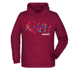 Karma regelt Herren Hoodie - Grafikmagie XS / Wine