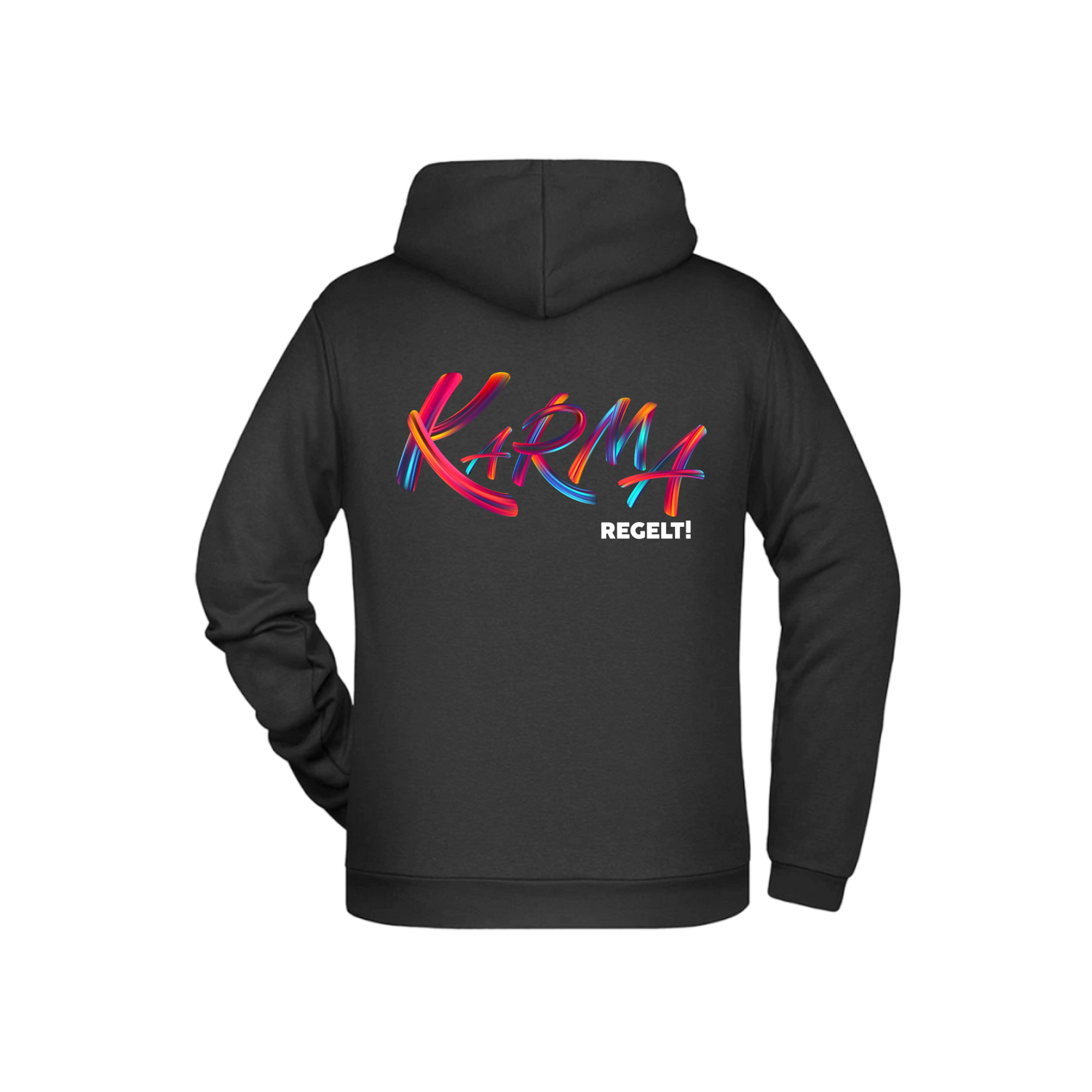 Karma regelt Herren Zipper - Grafikmagie S / Black