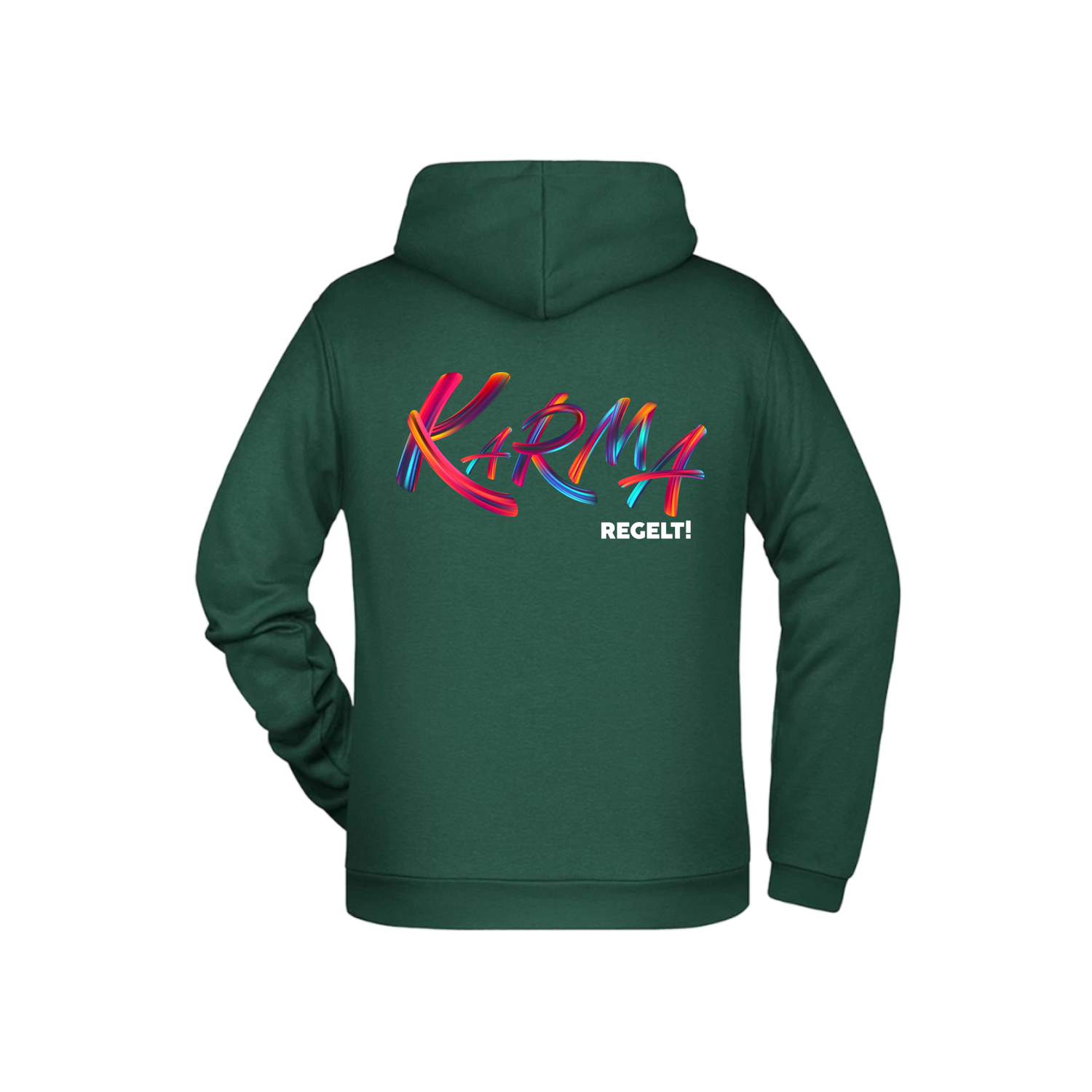 Karma regelt Herren Zipper - Grafikmagie S / Dark Green