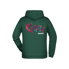 Karma regelt Herren Zipper - Grafikmagie S / Dark Green