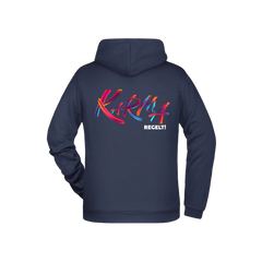 Karma regelt Herren Zipper - Grafikmagie S / Navy