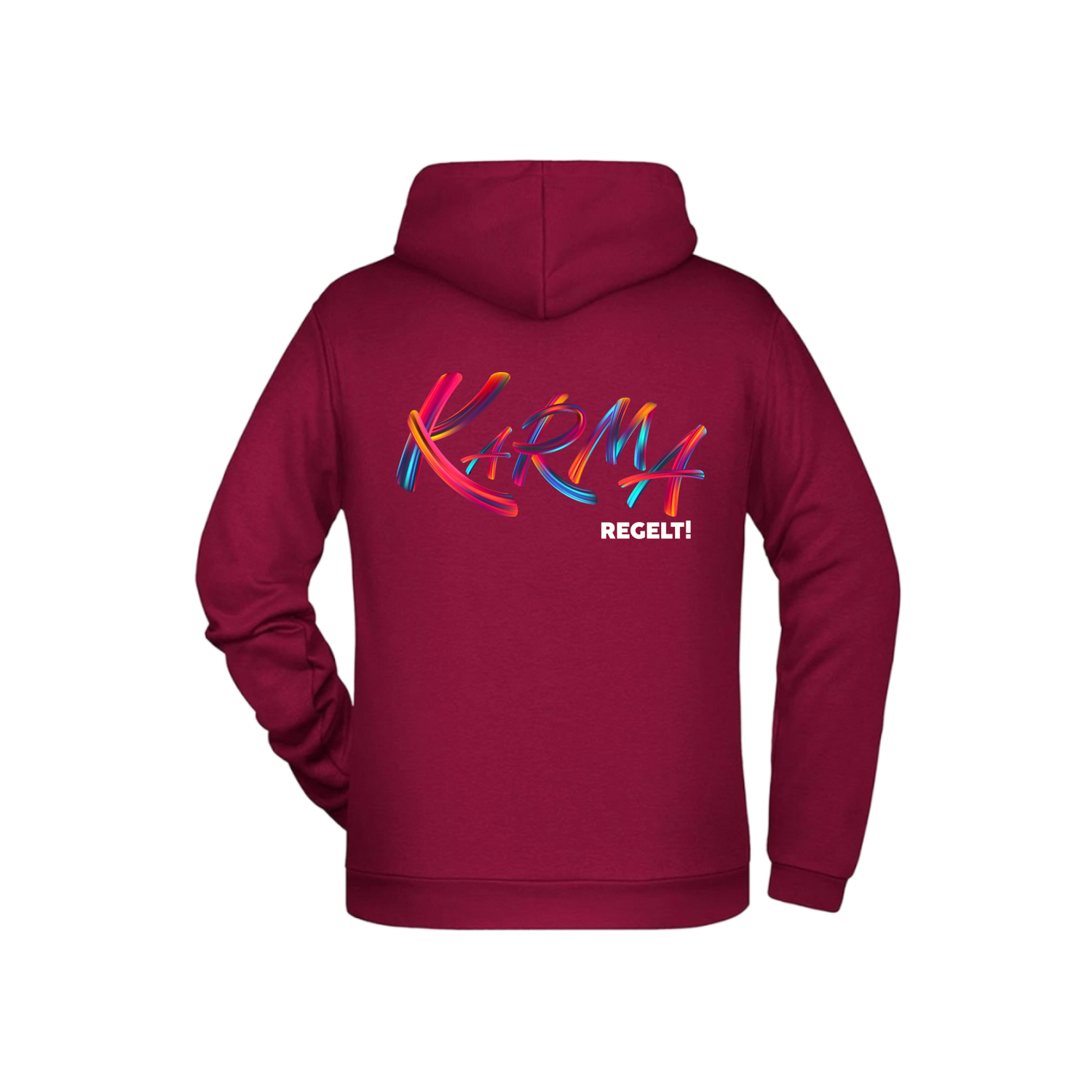 Karma regelt Herren Zipper - Grafikmagie S / Wine