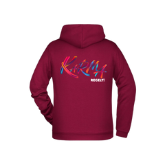 Karma regelt Herren Zipper - Grafikmagie S / Wine