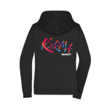 Karma regelt Damen Zipper - Grafikmagie XS / Black