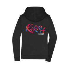 Karma regelt Damen Zipper - Grafikmagie XS / Black