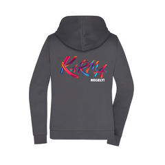 Karma regelt Damen Zipper - Grafikmagie XS / Graphite