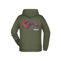 Karma regelt Herren Zipper - Grafikmagie S / Olive