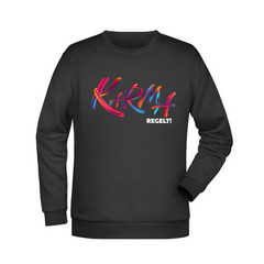 Karma regelt Herren Sweatshirt - Grafikmagie XS / Black