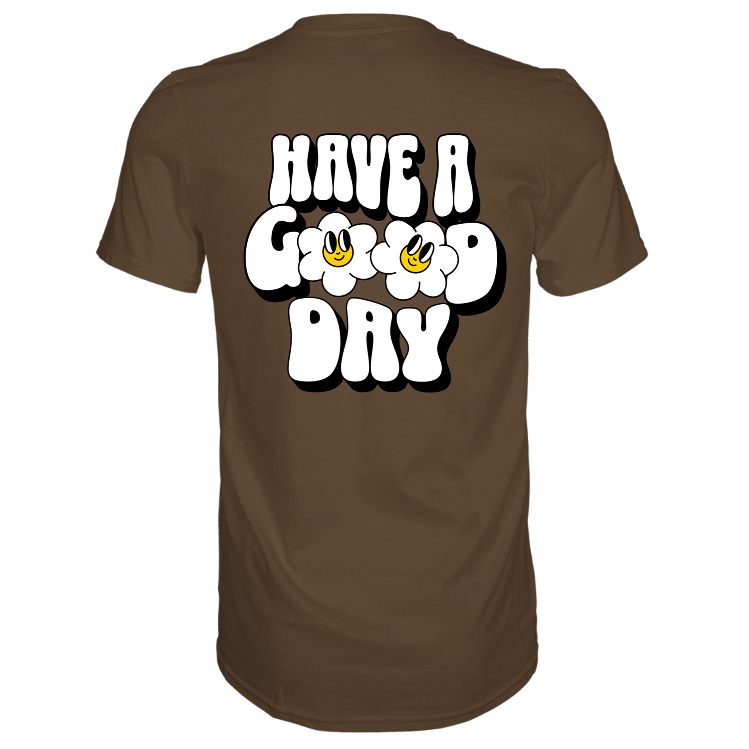 Have a Good Day T-Shirt - Grafikmagie S / Brown