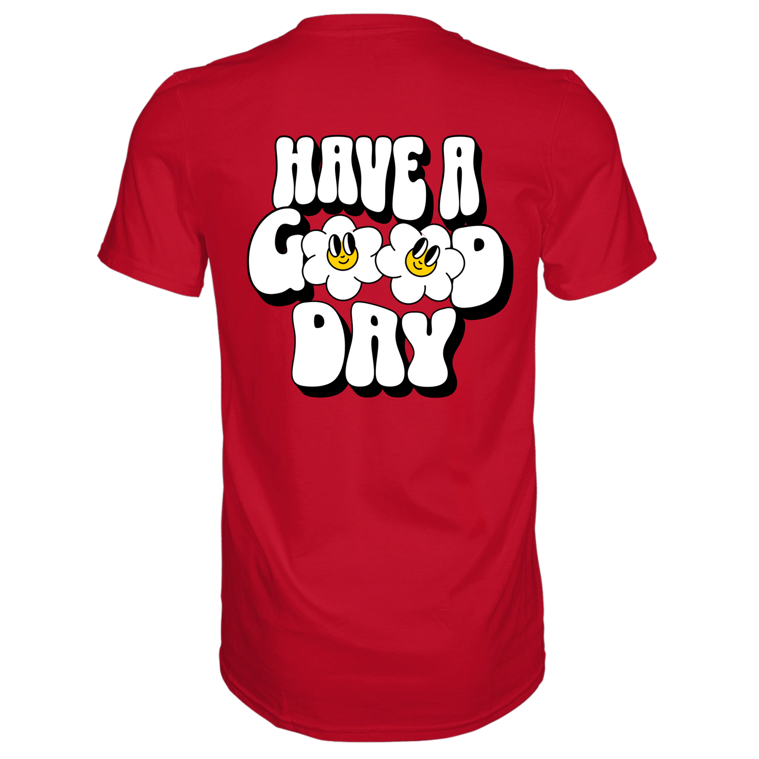 Have a Good Day T-Shirt - Grafikmagie S / red
