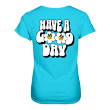 Have a Good Day T-Shirt tailliert - Grafikmagie S / Pacific