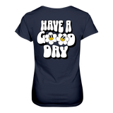 Have a Good Day T-Shirt tailliert - Grafikmagie S / Navy