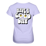 Have a Good Day T-Shirt tailliert - Grafikmagie S / Lilac