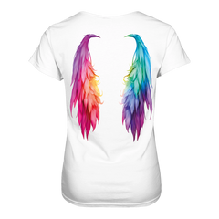 Flügel T-Shirt tailliert - Grafikmagie S / White