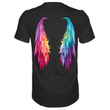 Flügel T-Shirt - Grafikmagie S / Black