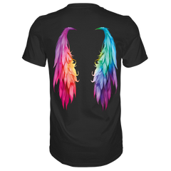 Flügel T-Shirt - Grafikmagie S / Black