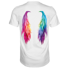 Flügel T-Shirt - Grafikmagie S / White
