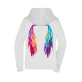 Flügel Damen Zipper - Grafikmagie XS / White