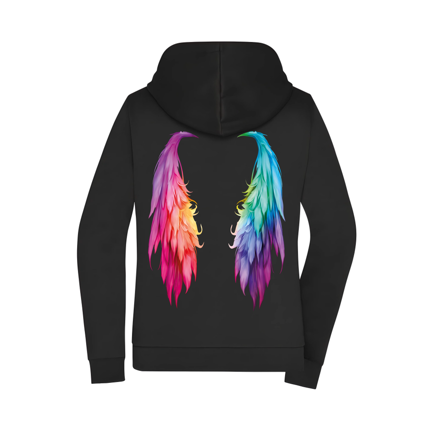 Flügel Damen Zipper - Grafikmagie XS / Black