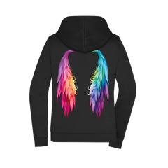 Flügel Damen Zipper - Grafikmagie XS / Black