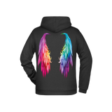 Flügel Herren Zipper - Grafikmagie S / Black