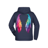 Flügel Herren Zipper - Grafikmagie S / Navy