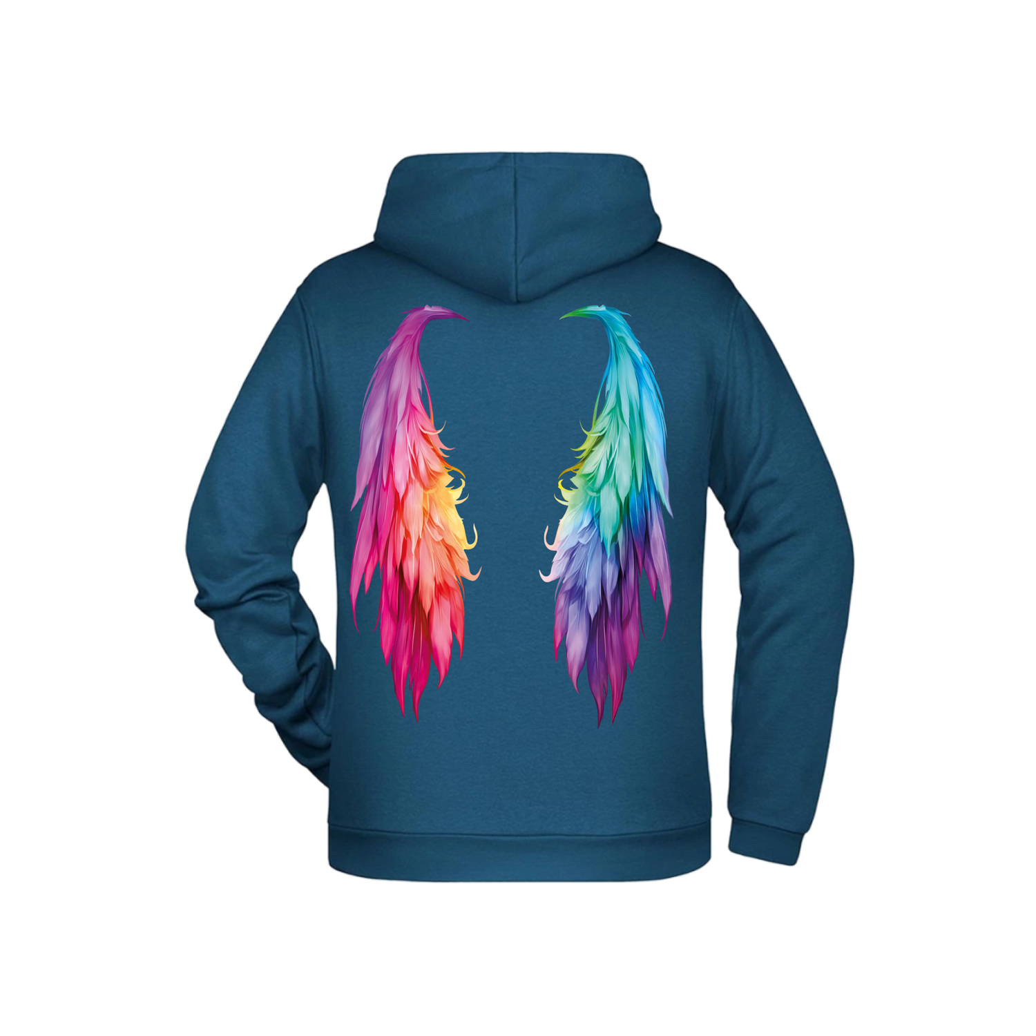 Flügel Herren Zipper - Grafikmagie S / Petrol