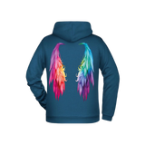 Flügel Herren Zipper - Grafikmagie S / Petrol