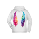 Flügel Herren Zipper - Grafikmagie S / White