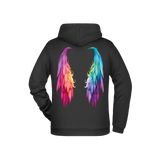 Flügel Herren Hoodie - Grafikmagie XS / Black