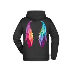 Flügel Herren Hoodie - Grafikmagie XS / Black